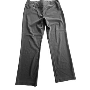 Slim-Sation Black Pull-On Dress Pants Women Sz 14P Petite Stretch Career Office